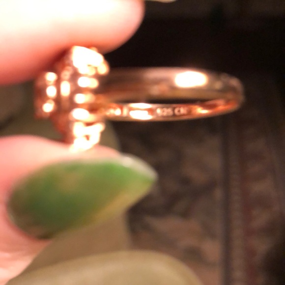 ROSE GOLD OVER SS RING, 7 - Picture 5 of 7